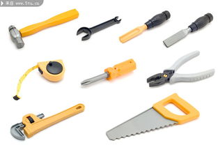 五金工具矢量素材 現代設計的實用寶藏